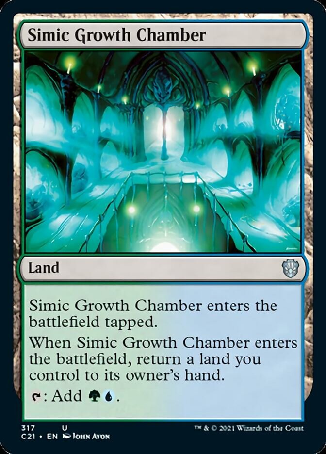 Simic Growth Chamber [Commander 2021] Magic: The Gathering