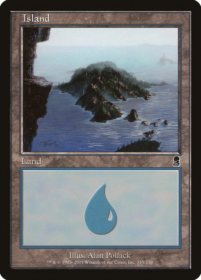 Island (335) [Odyssey] Magic: The Gathering