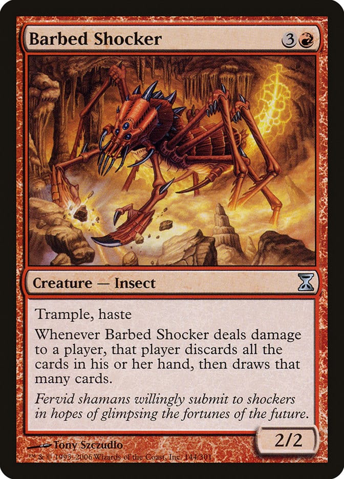 Barbed Shocker [Time Spiral] Magic: The Gathering
