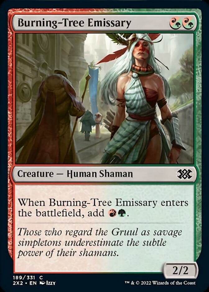 Burning-Tree Emissary [Double Masters 2022] Magic: The Gathering