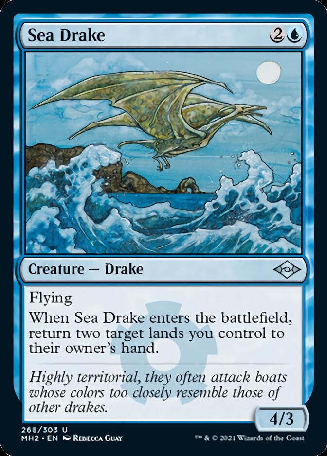 Sea Drake (Foil Etched) [Modern Horizons 2] Magic: The Gathering