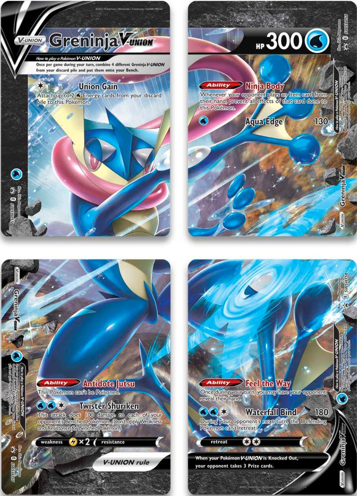 Greninja V-Union (Set of 4) [Sword & Shield: Black Star Promos] Pokémon