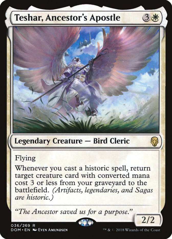 Teshar, Ancestor's Apostle [Dominaria] Magic: The Gathering