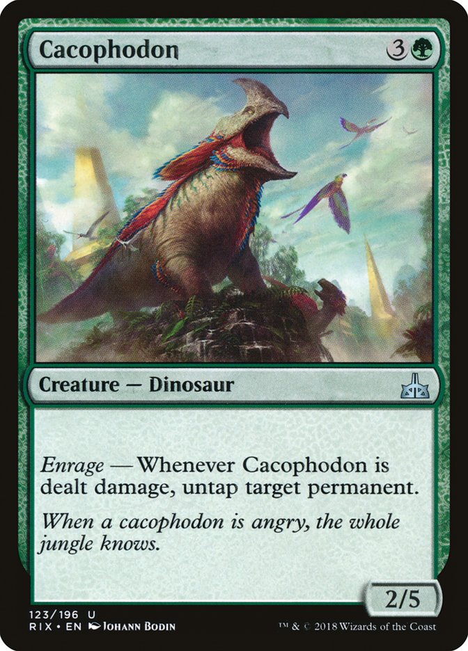 Cacophodon [Rivals of Ixalan] Magic: The Gathering