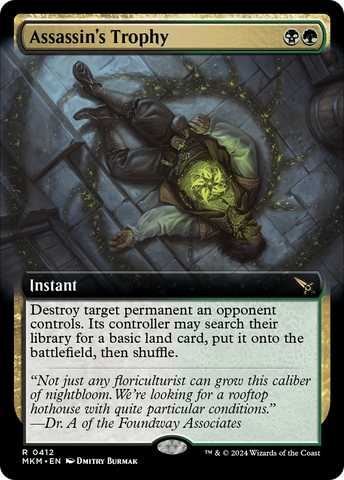 Assassin's Trophy (Extended Art) [Murders at Karlov Manor] Magic: The Gathering