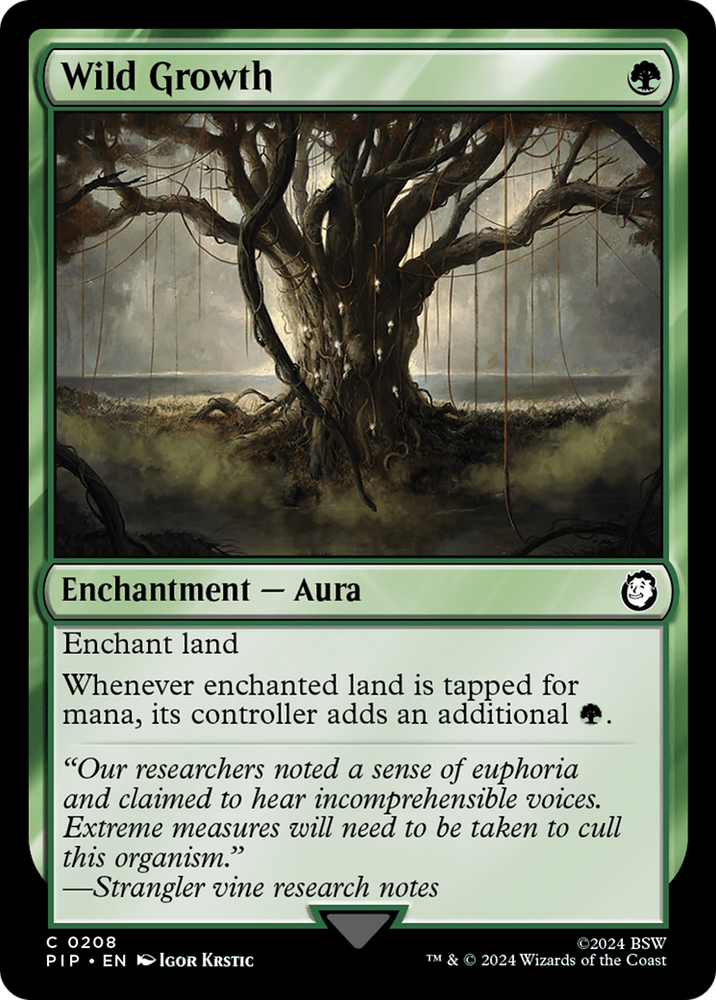 Wild Growth [Fallout] Magic: The Gathering