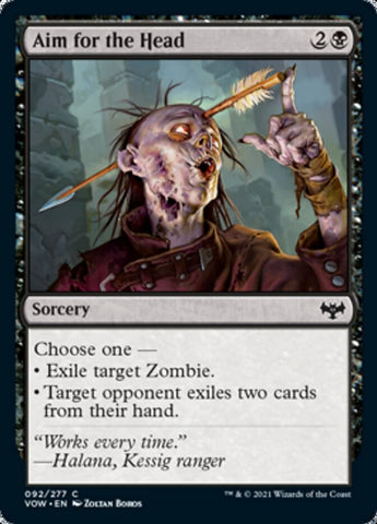 Aim for the Head [Innistrad: Crimson Vow] Magic: The Gathering