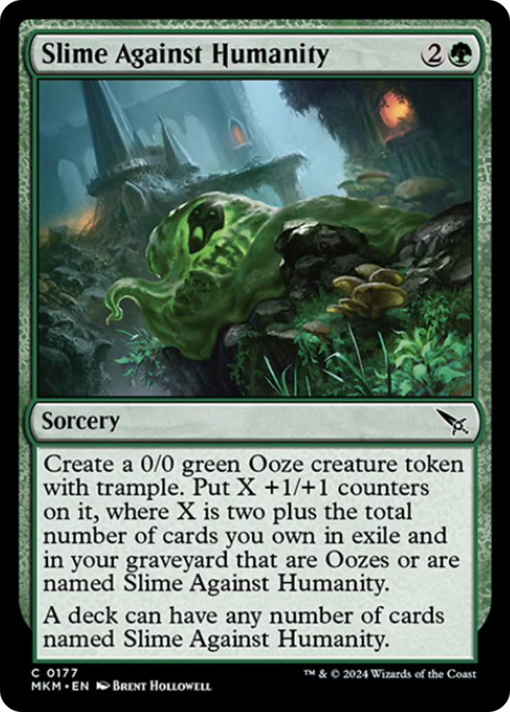 Slime Against Humanity [Murders at Karlov Manor] Magic: The Gathering