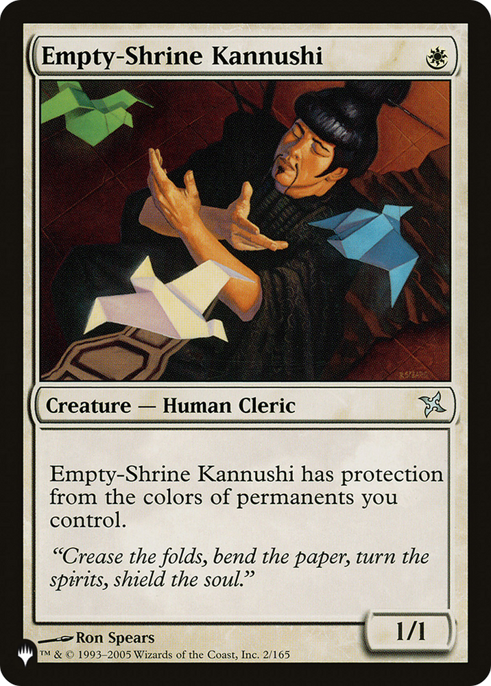 Empty-Shrine Kannushi [The List] Magic: The Gathering