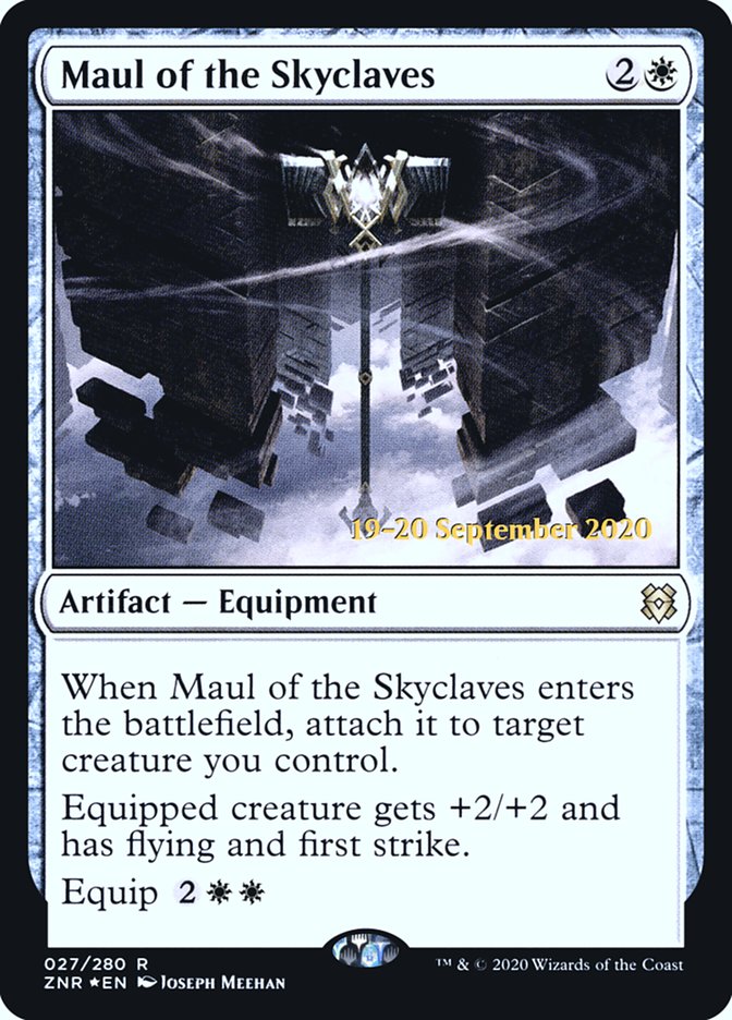 Maul of the Skyclaves [Zendikar Rising Prerelease Promos] Magic: The Gathering