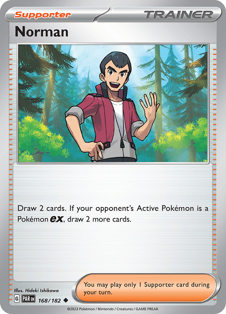 Norman (168/182) [Scarlet & Violet: Paradox Rift] Pokémon