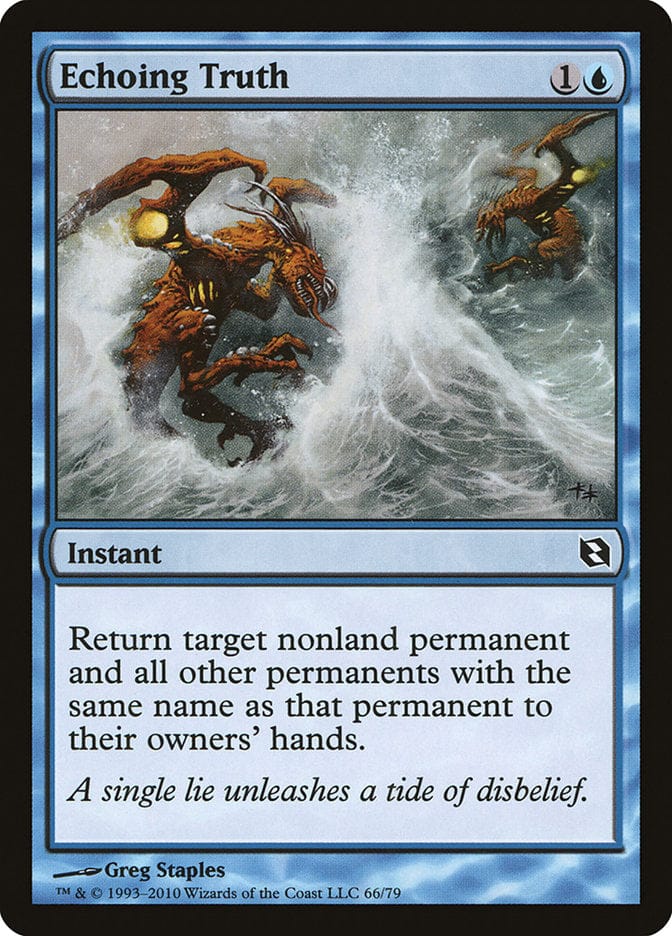 Echoing Truth [Duel Decks: Elspeth vs. Tezzeret] Magic: The Gathering