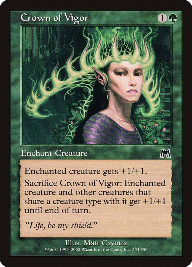 Crown of Vigor [Onslaught] Magic: The Gathering