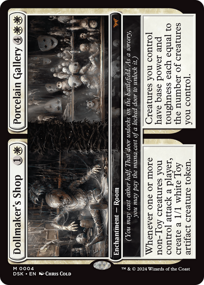 Dollmaker's Shop // Porcelain Gallery [Duskmourn: House of Horror] Magic: The Gathering