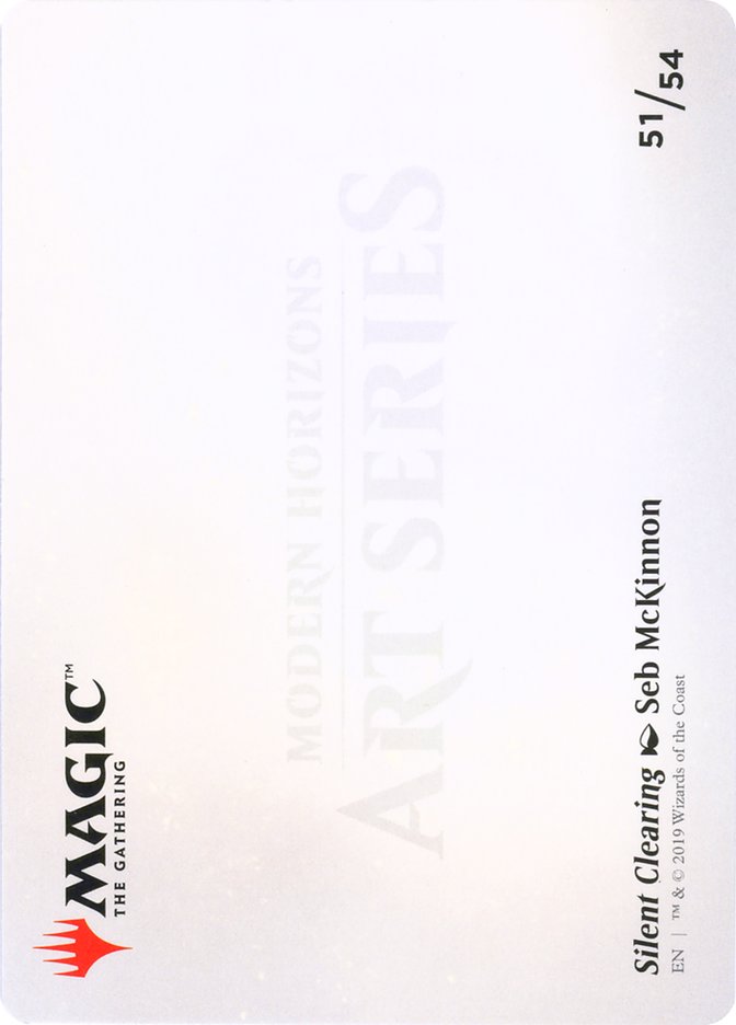 Silent Clearing // Silent Clearing [Modern Horizons Art Series] Magic: The Gathering