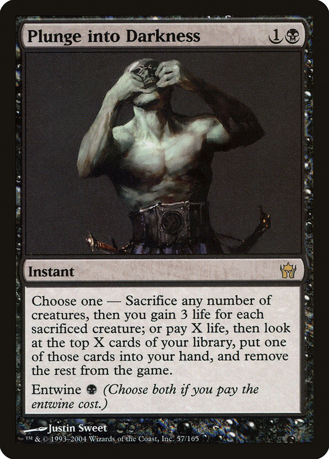 Plunge into Darkness [Fifth Dawn] Magic: The Gathering