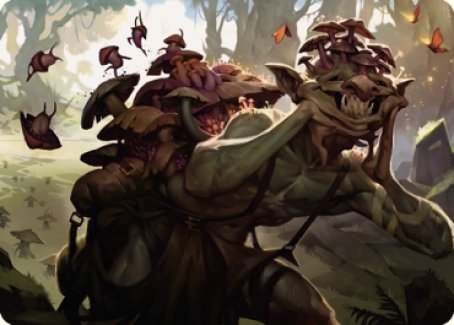 Sprouting Goblin Art Card [Dominaria United Art Series] Magic: The Gathering