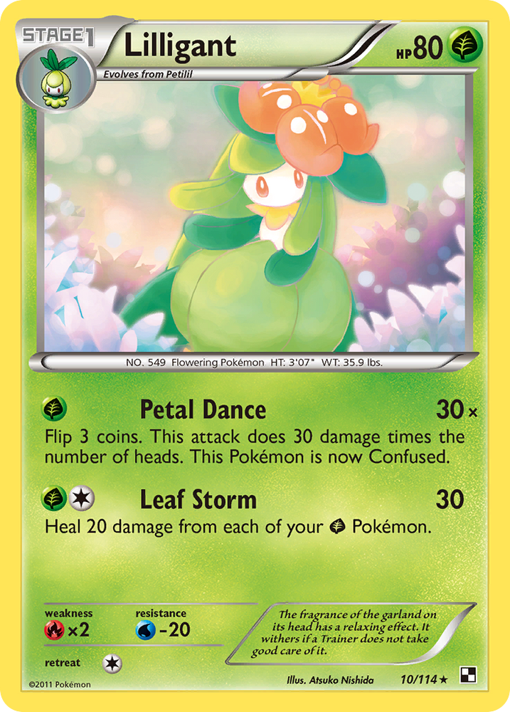 Lilligant (10/114) [Black & White: Base Set] Pokémon