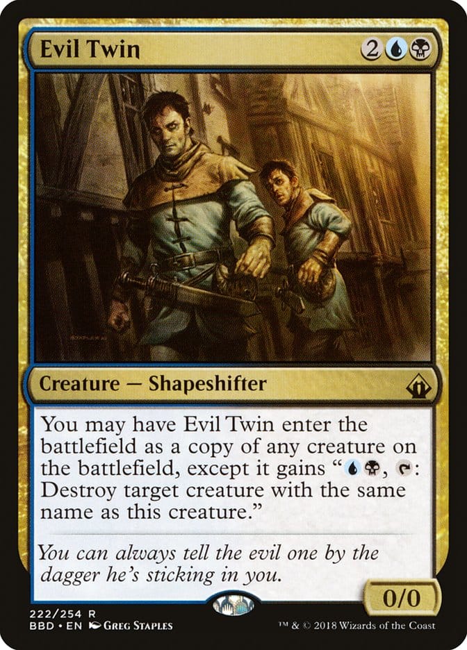 Evil Twin [Battlebond] Magic: The Gathering