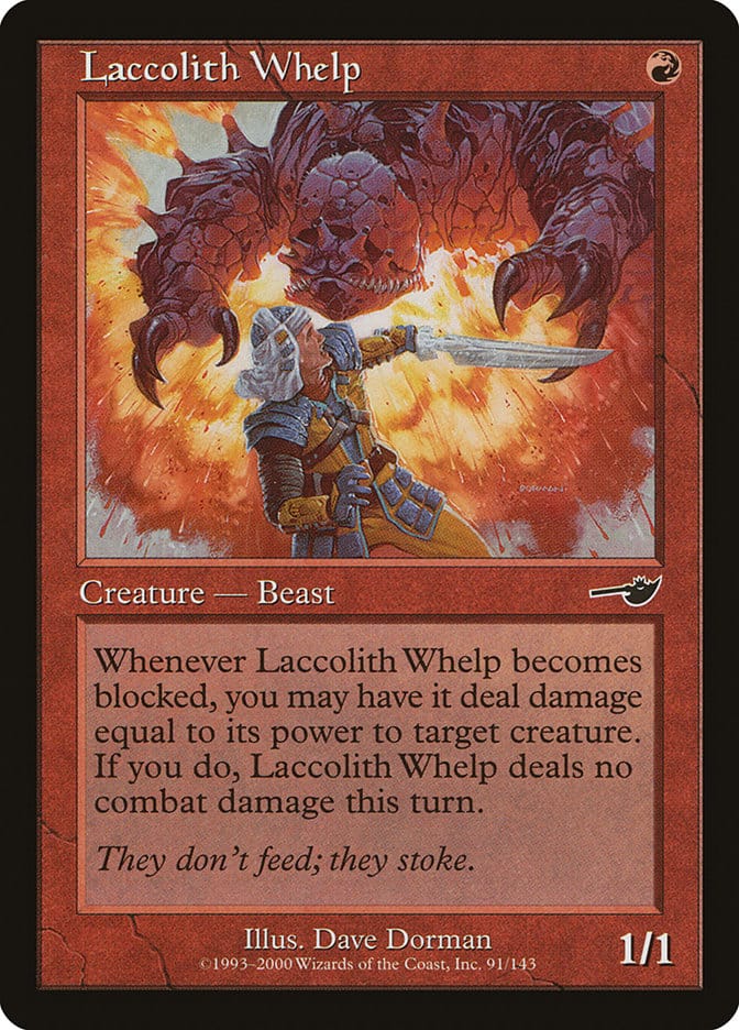 Laccolith Whelp [Nemesis] Magic: The Gathering