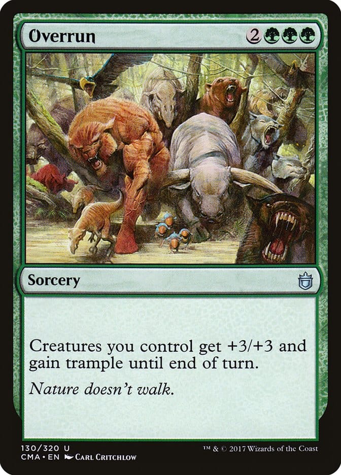 Overrun [Commander Anthology] Magic: The Gathering