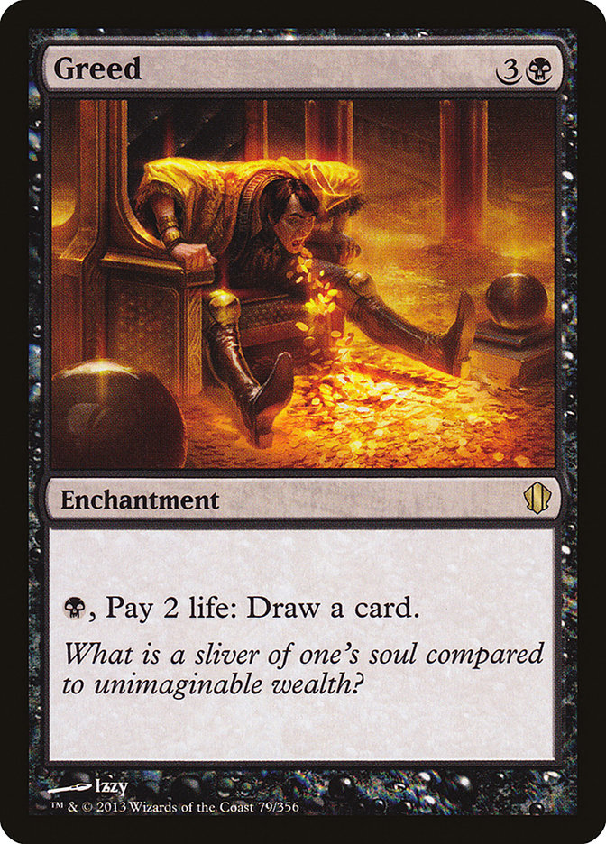 Greed [Commander 2013] Magic: The Gathering