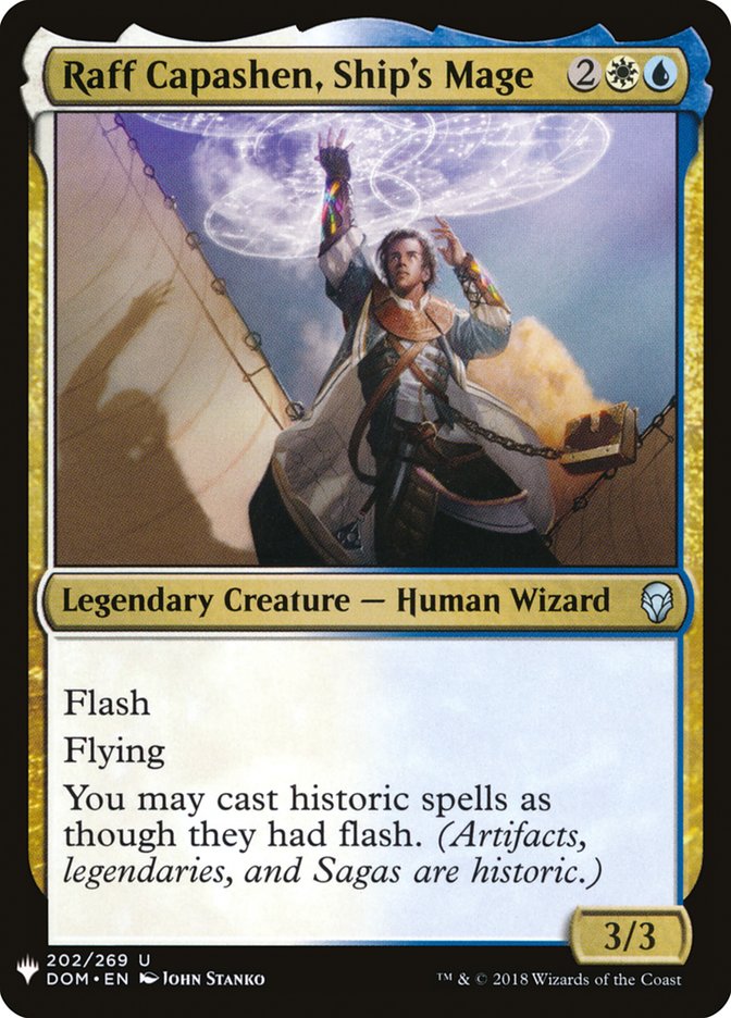Raff Capashen, Ship's Mage [Mystery Booster] Magic: The Gathering