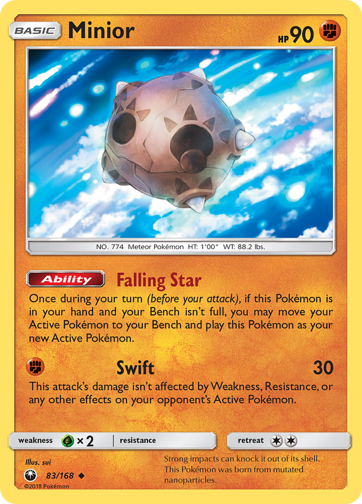 Minior (83/168) [Sun & Moon: Celestial Storm] Pokémon