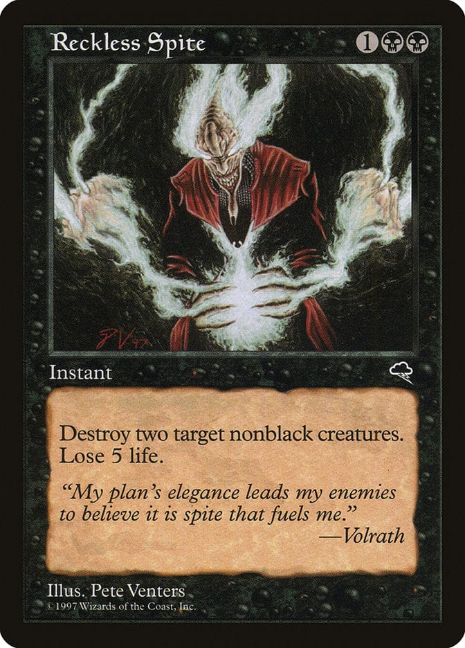 Reckless Spite [Tempest] Magic: The Gathering