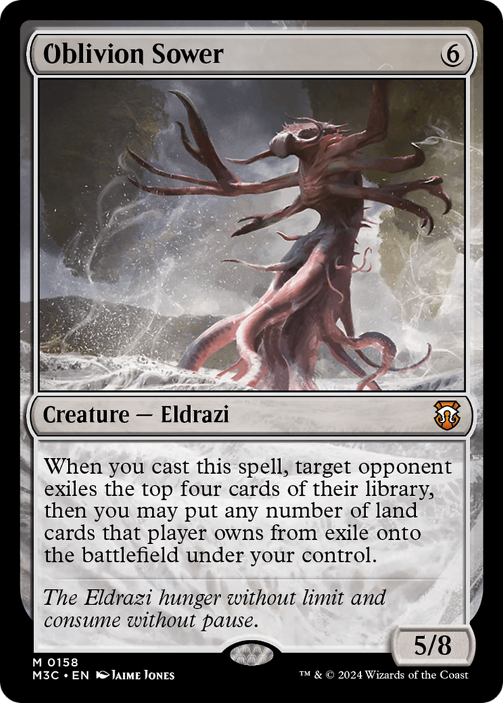 Oblivion Sower (Ripple Foil) [Modern Horizons 3 Commander] Magic: The Gathering