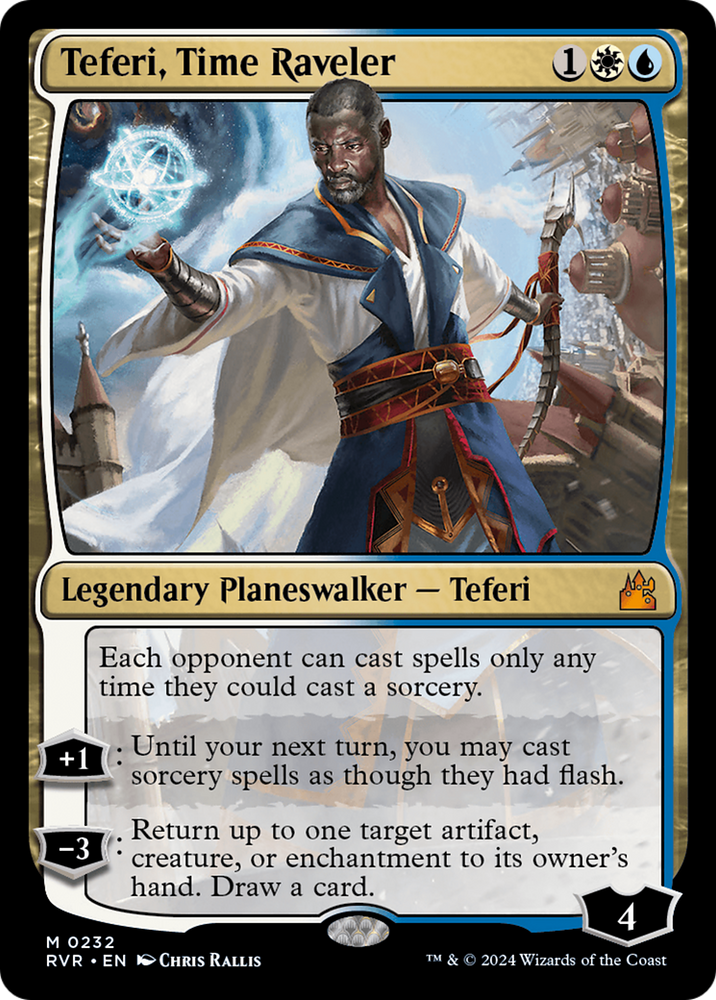 Teferi, Time Raveler [Ravnica Remastered] Magic: The Gathering