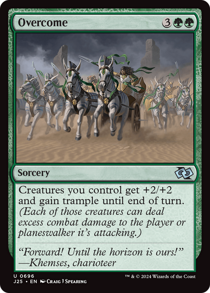 Overcome [Foundations Jumpstart] Magic: The Gathering