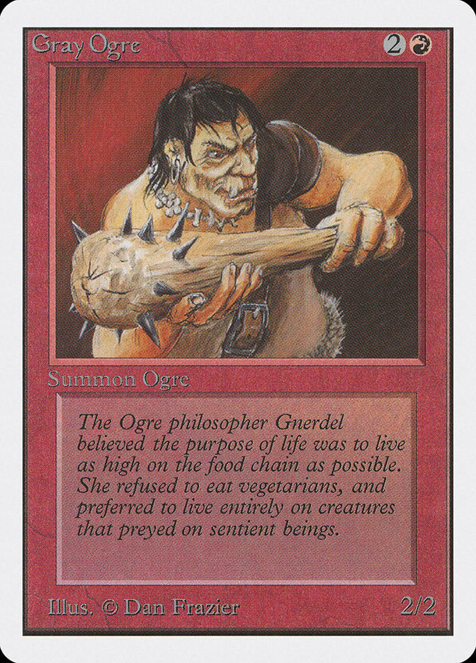 Gray Ogre [Unlimited Edition] Magic: The Gathering