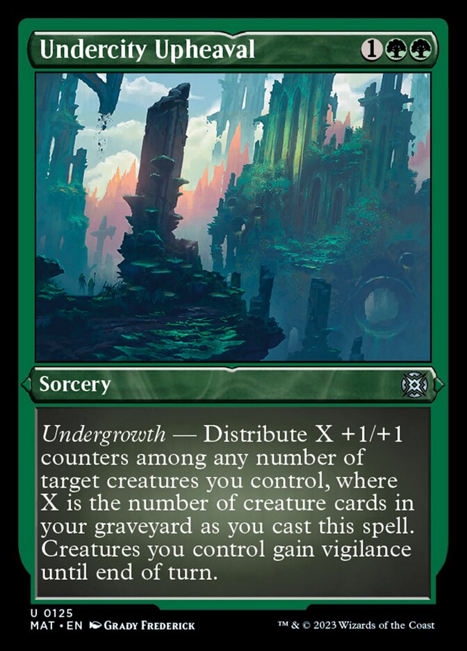 Undercity Upheaval (Foil Etched) [March of the Machine: The Aftermath] Magic: The Gathering