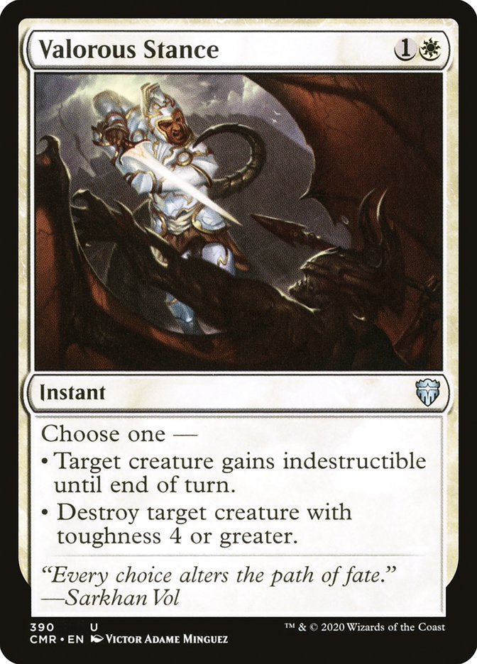 Valorous Stance [Commander Legends] Magic: The Gathering