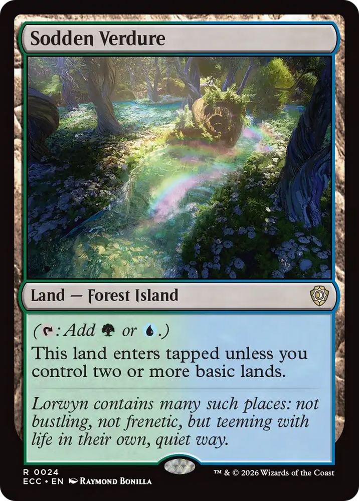 Sodden Verdure [Lorwyn Eclipsed Commander] Magic: The Gathering