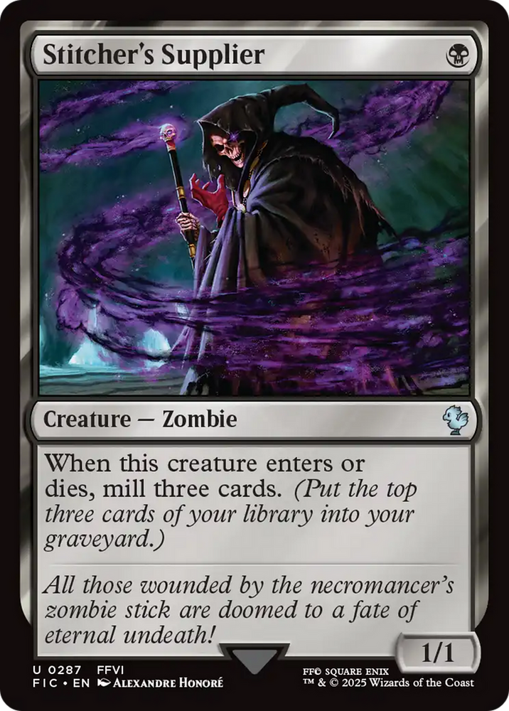 Stitcher's Supplier [FINAL FANTASY Commander] Magic: The Gathering