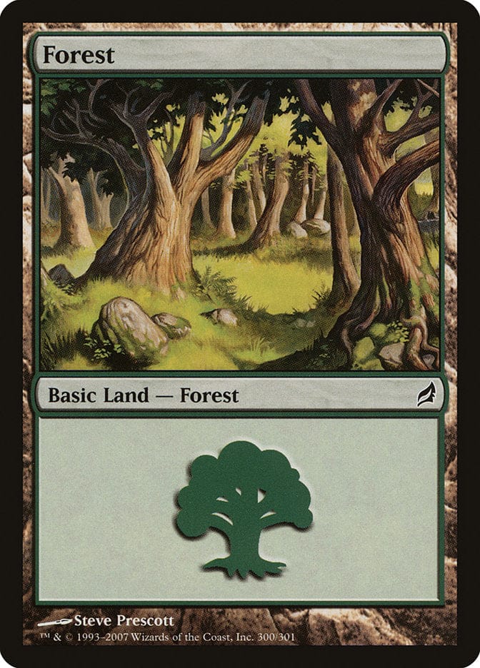 Forest (300) [Lorwyn] Magic: The Gathering