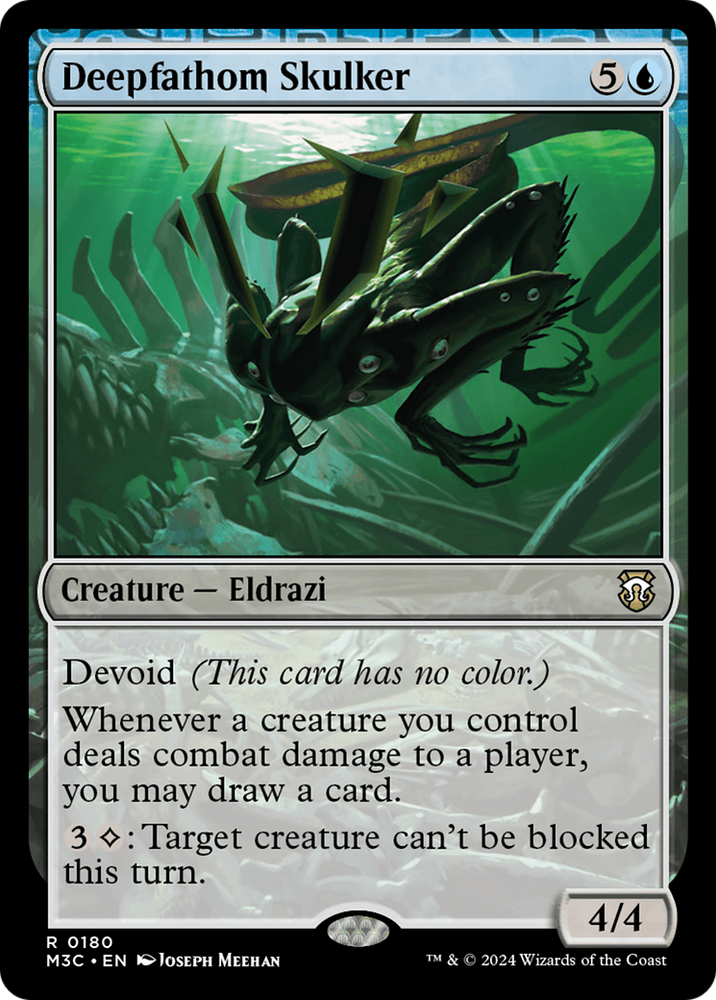 Deepfathom Skulker (Ripple Foil) [Modern Horizons 3 Commander] Magic: The Gathering