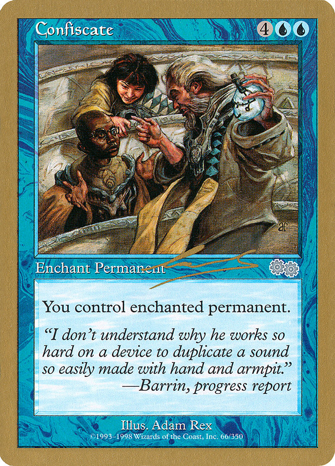 Confiscate (Nicolas Labarre) [World Championship Decks 2000] Magic: The Gathering
