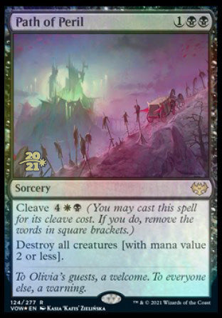 Path of Peril [Innistrad: Crimson Vow Prerelease Promos] Magic: The Gathering