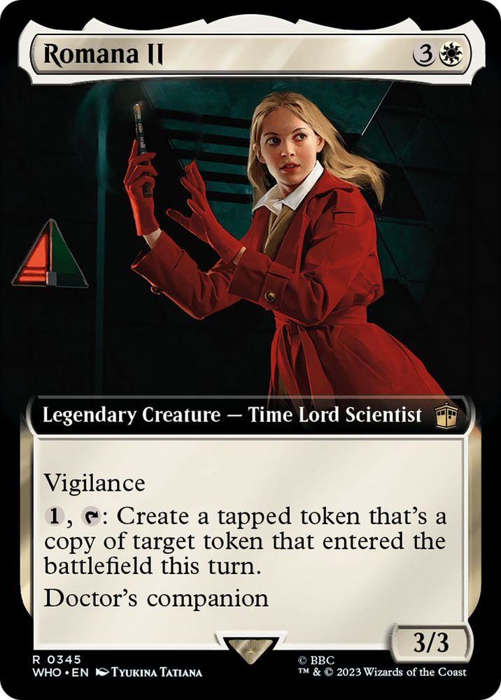 Romana II (Extended Art) [Doctor Who] Magic: The Gathering