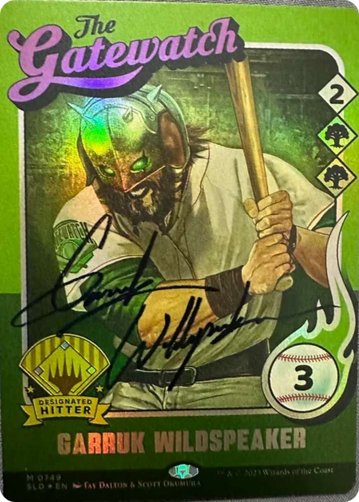 Garruk Wildspeaker (749) (Autographed) [Secret Lair Drop Series] Magic: The Gathering
