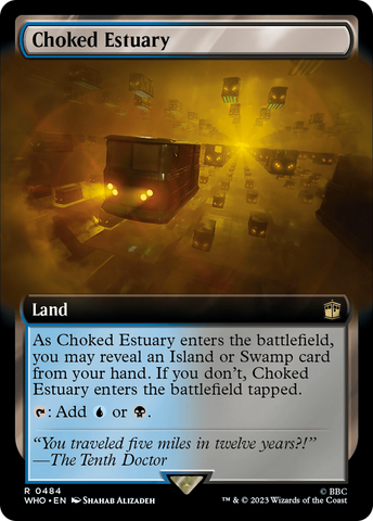 Choked Estuary (Extended Art) [Doctor Who] Magic: The Gathering