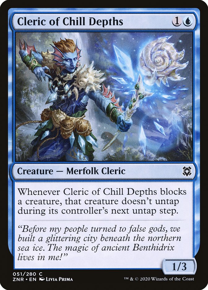 Cleric of Chill Depths [Zendikar Rising] Magic: The Gathering