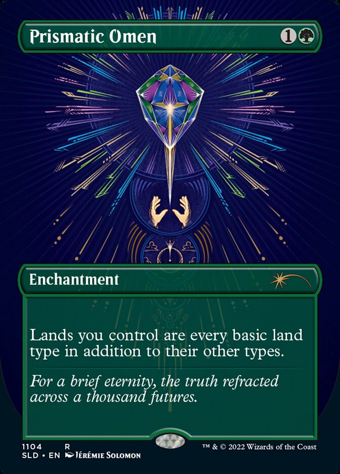 Prismatic Omen (Borderless) [Secret Lair Drop Series] Magic: The Gathering