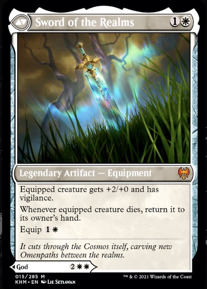 Halvar, God of Battle // Sword of the Realms [Kaldheim] Magic: The Gathering