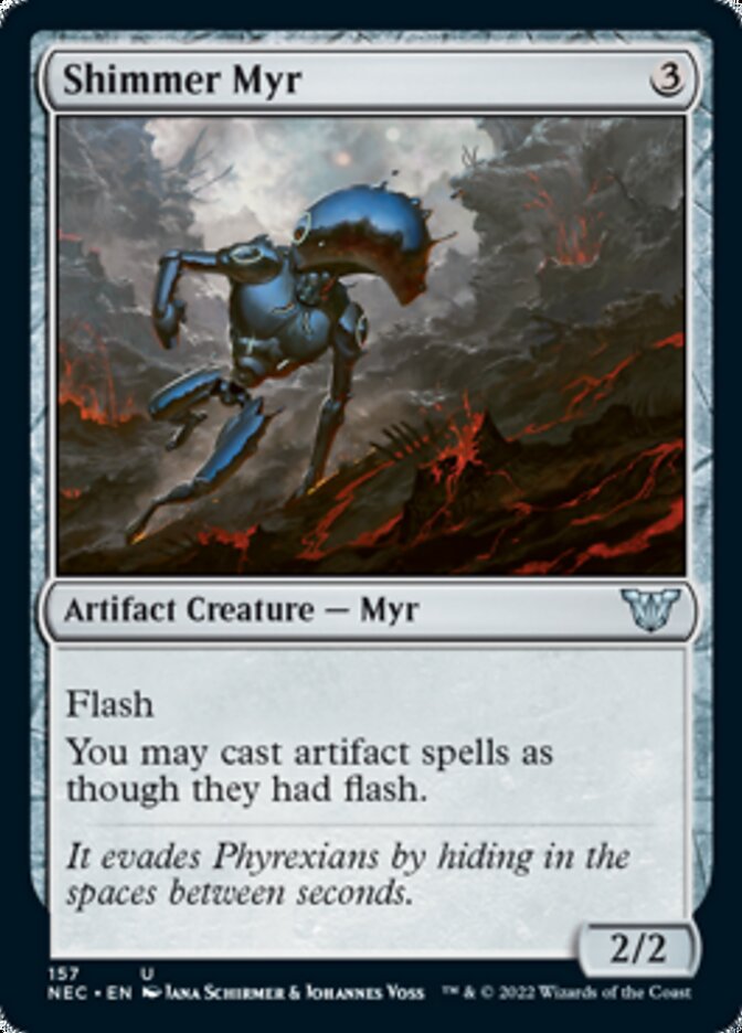 Shimmer Myr [Kamigawa: Neon Dynasty Commander] Magic: The Gathering