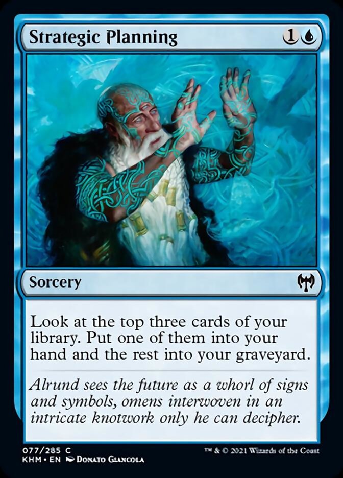 Strategic Planning [Kaldheim] Magic: The Gathering