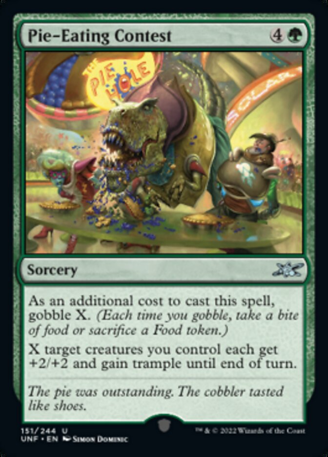Pie-Eating Contest [Unfinity] Magic: The Gathering